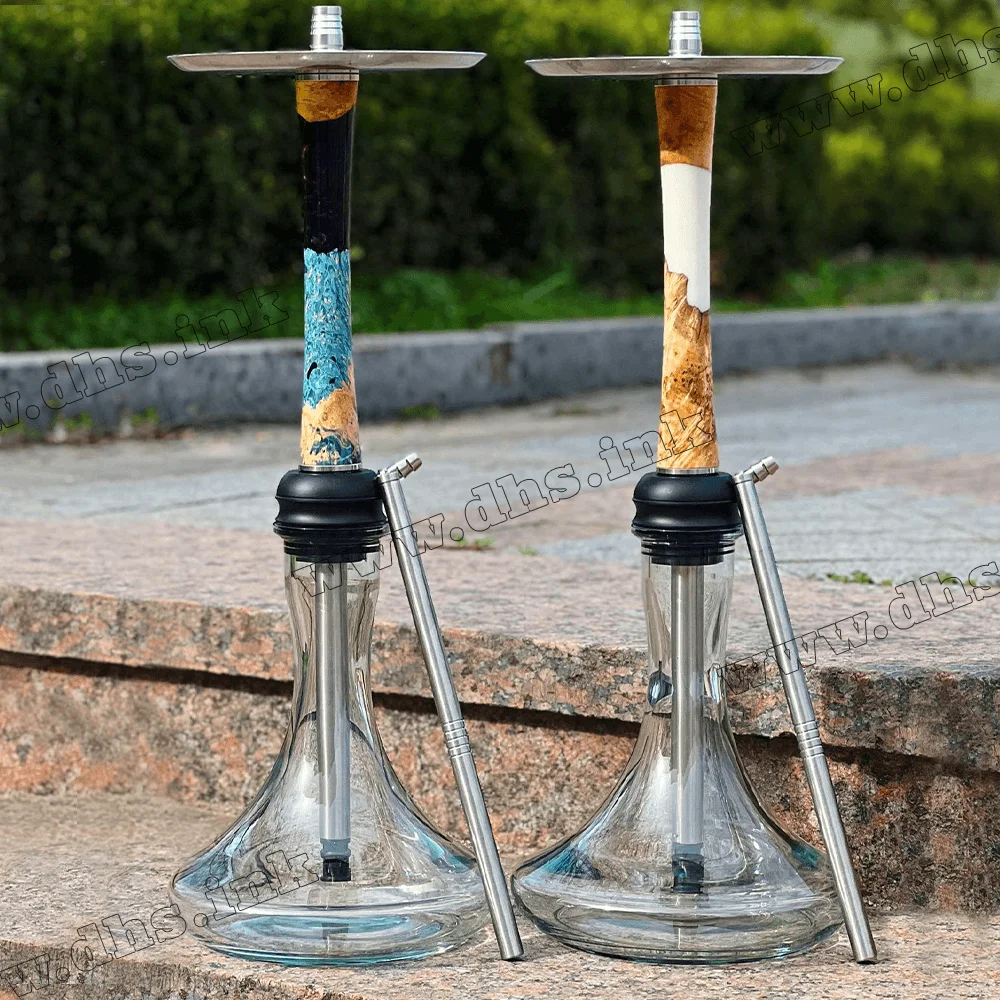 Кальян Aroma Hookah - X-Ray Epoxy Wood Blue-Red